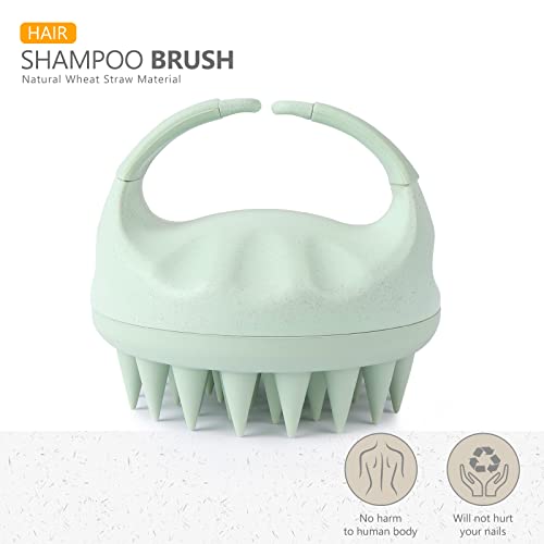 Sndyi 2 Pcs Scalp Massager Shampoo Brush, Scalp Scrubber with Soft Silicone Bristles, Scalp Exfoliator for Dandruff Removal, Scalp Massager for Hair Growth, Wet Dry Hair Brush for Scalp Care - Image 2