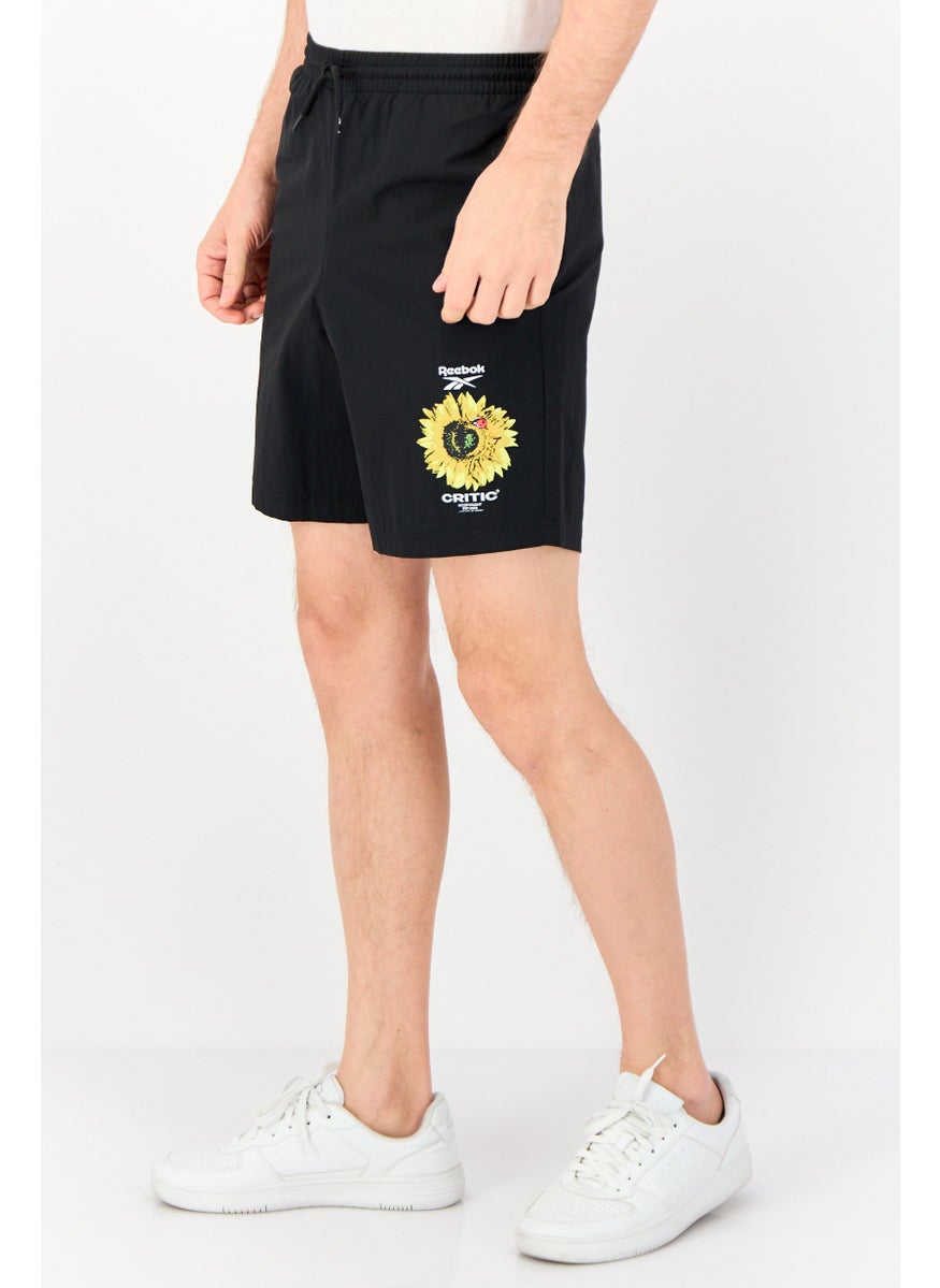 Reebok Men Sportswear Fit Running Short, Black  - Image 4