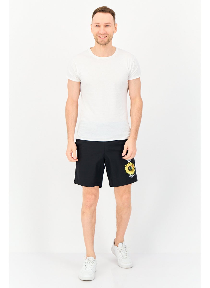 Reebok Men Sportswear Fit Running Short, Black  - Image 2