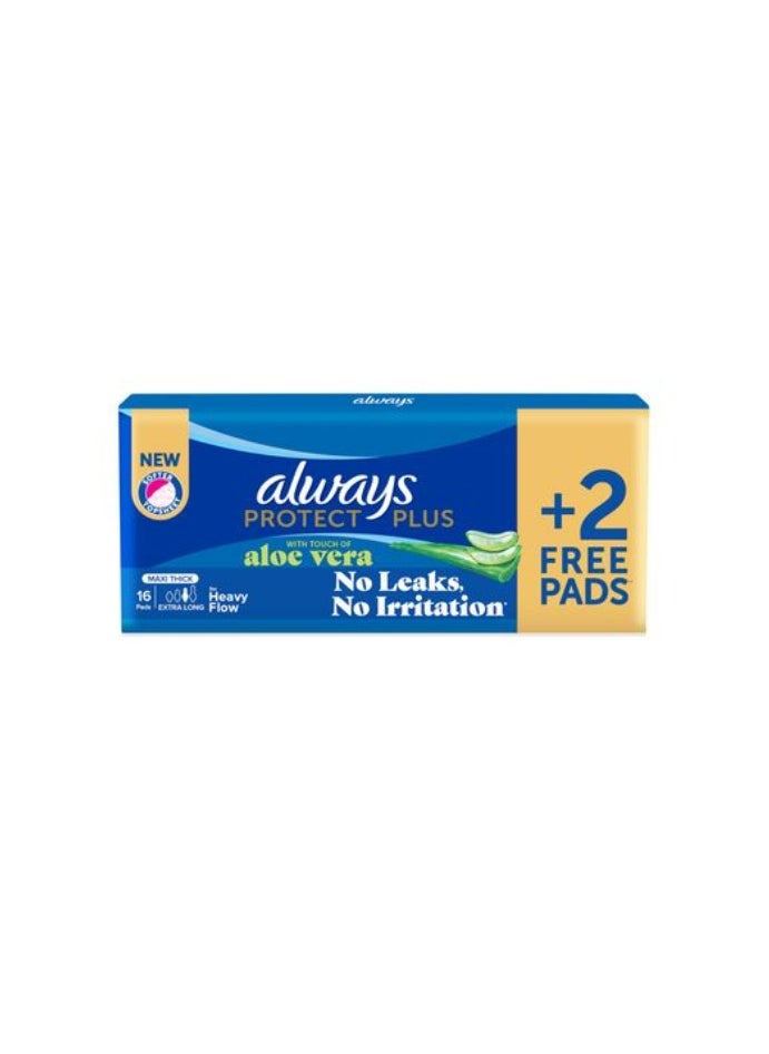 Always - Always Cool & Dry No Heat Feel Maxi Thick Extra Long Sanitary Pads With Wings 16 - Image 1