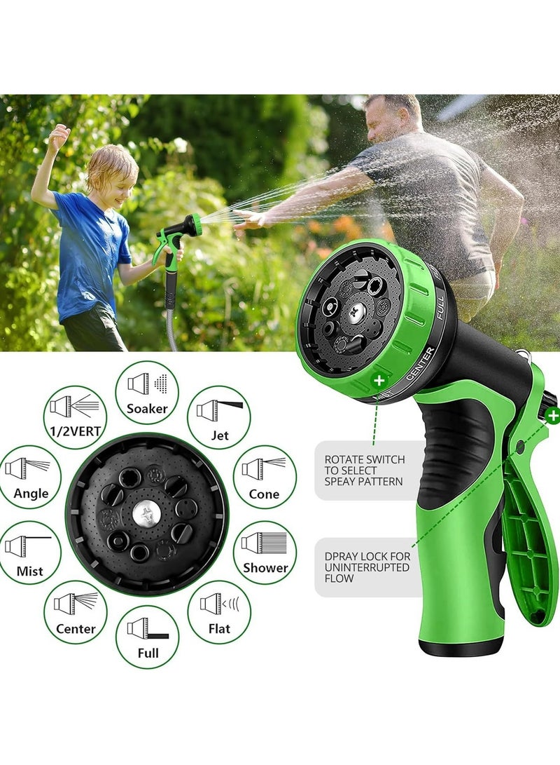 RUIYADA 75ft Garden Hose, Expandable Water Hose, Flexible No-Kink Water Pipe With 10 Function Hose Spray Nozzle, Solid Brass Connector, Holder & Storage Bag for Connector/Spray Gun/Hose Set Water Pipes for Garden Car Pet Cleaning - Image 5