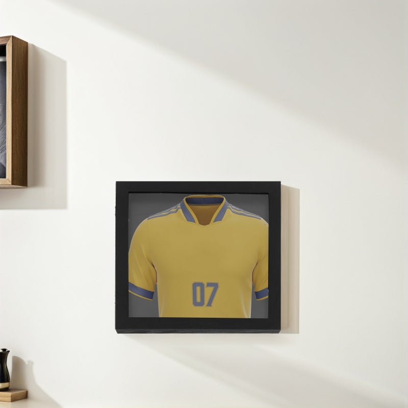 Clear Shadow Case: Photo Frame T Shirt Display Stand - Frame For Football Soccer Basketball And Baseball Shirts Display - Image 4