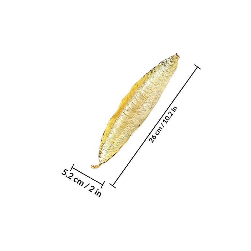 Zinc Alloy Incense Burner Holder Leaf Shape Incense Tray Incense - Image 2