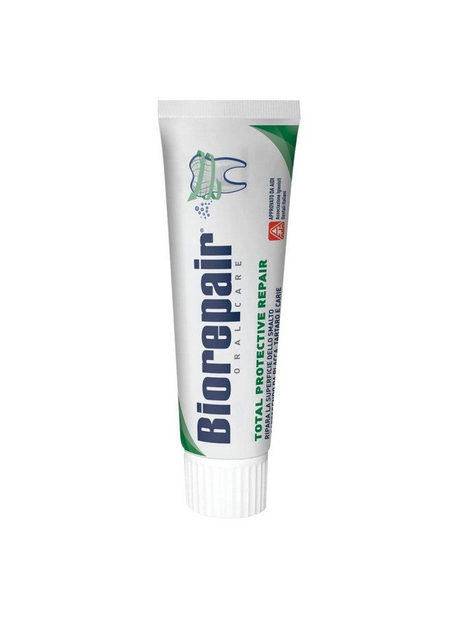 Biorepair معجون أسنان "Total Protective Repair" مع Microrepair * أنبوب 2.5 أونصة سائلة (75 مل) * [استيراد إيطالي] - Image 2