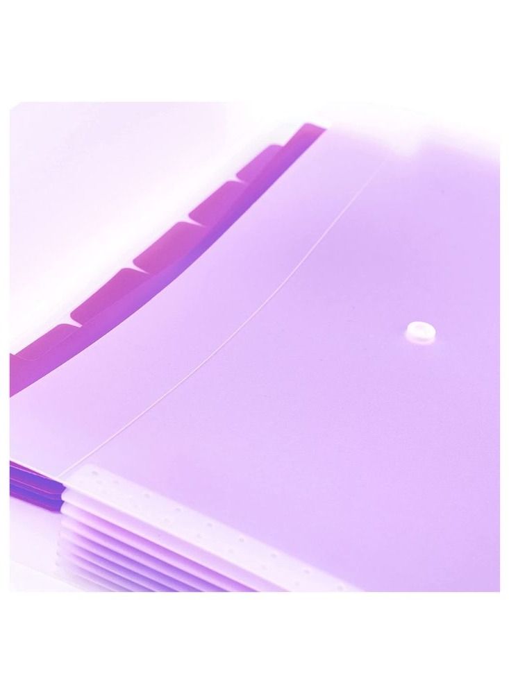 Jumble & Co Snuggly A4 Stationery Folder  Royal Mess Purple - Image 3