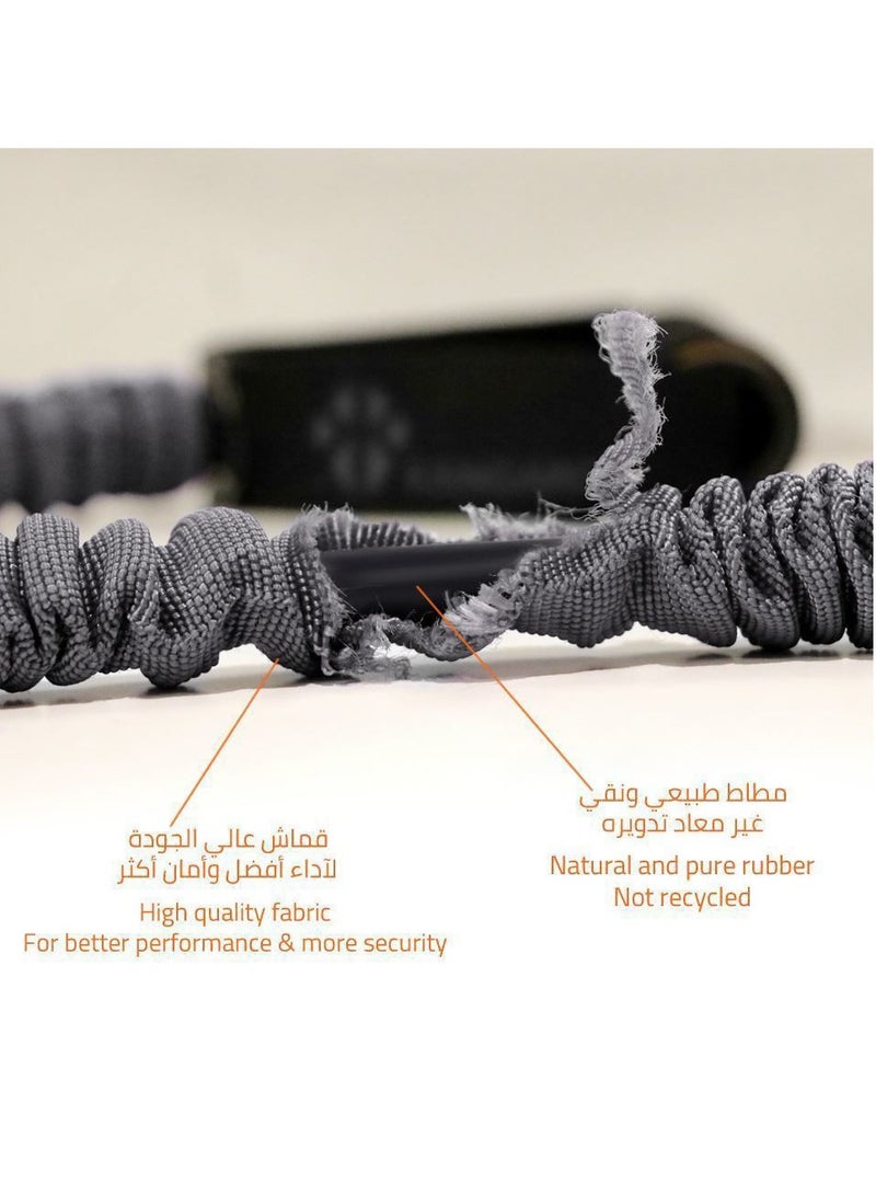 KANGAROO Elastic Rope for Full Body Workouts, Strength Training, Flexibility & Resistance Exercises – Durable and Stretchable Fitness Rope for Home & Gym - Image 3