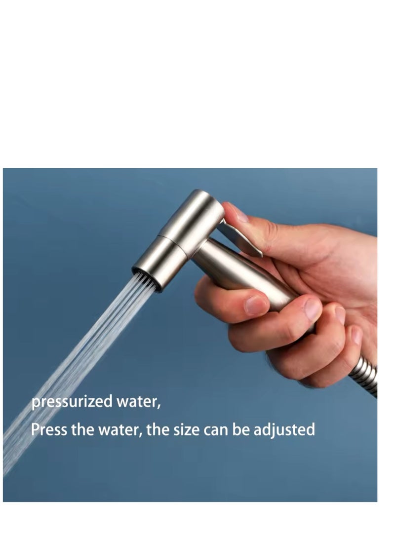 BLUE CORAL Stainless Steel Toilet Sprayer Gun, Hand Bidet Faucet for Bathroom, Hand Shower Head, Self Cleaning  - Image 3