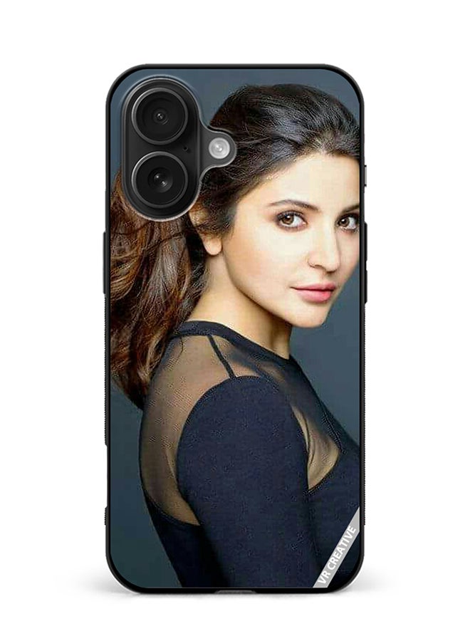 VR CREATIVE Protective Case Cover For Apple iPhone 16 Bollywood Actress Anushka Sharma Design Multicolour