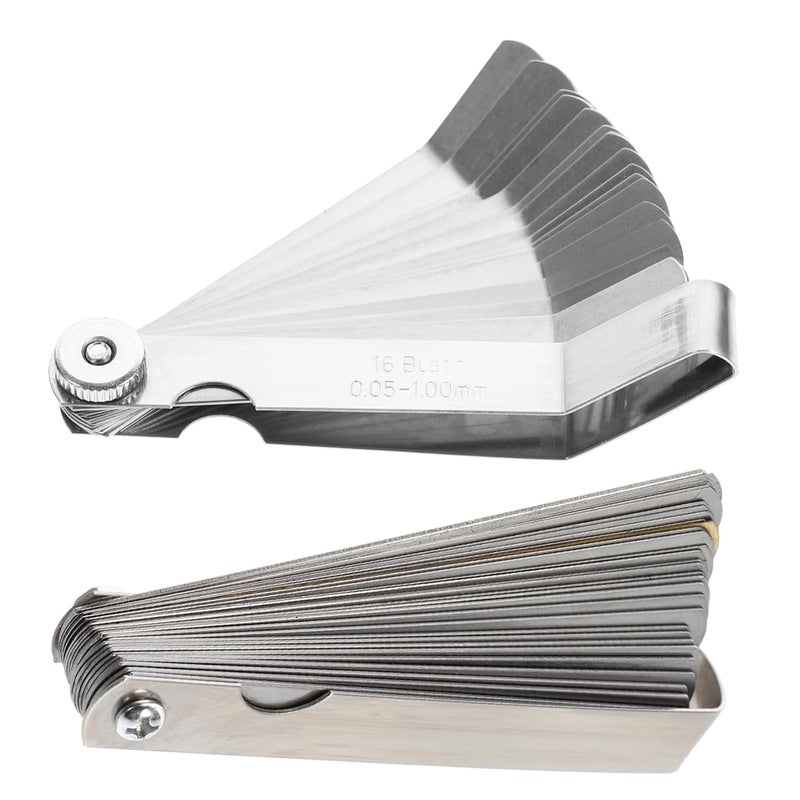 ABOOFAN High Precision Plug Gauge Set 2pcs Stainless Steel Feeler Gauges for Woodworking and Machining Measuring Tools Sturdy Blades - Image 1