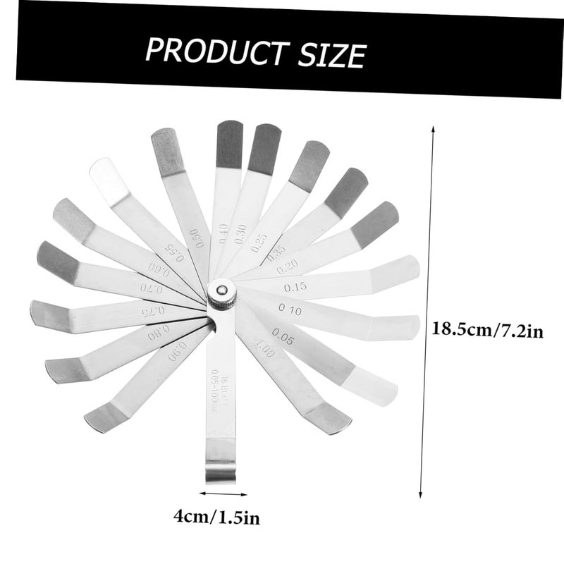 ABOOFAN High Precision Plug Gauge Set 2pcs Stainless Steel Feeler Gauges for Woodworking and Machining Measuring Tools Sturdy Blades - Image 2