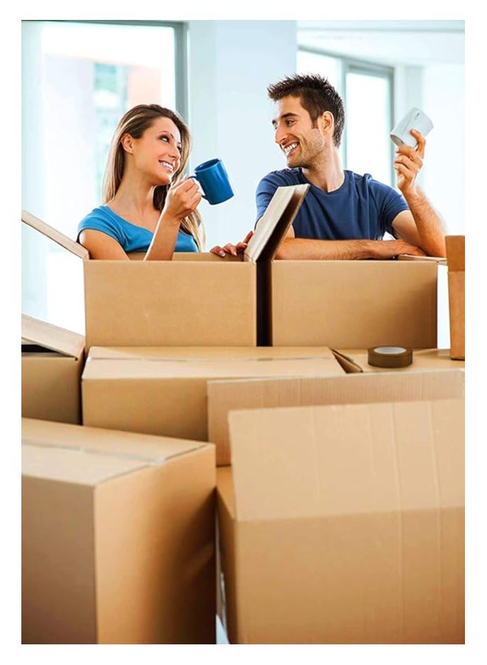 TAMTEK Packing And Moving Boxes Brown 45x45x45cm - Image 2