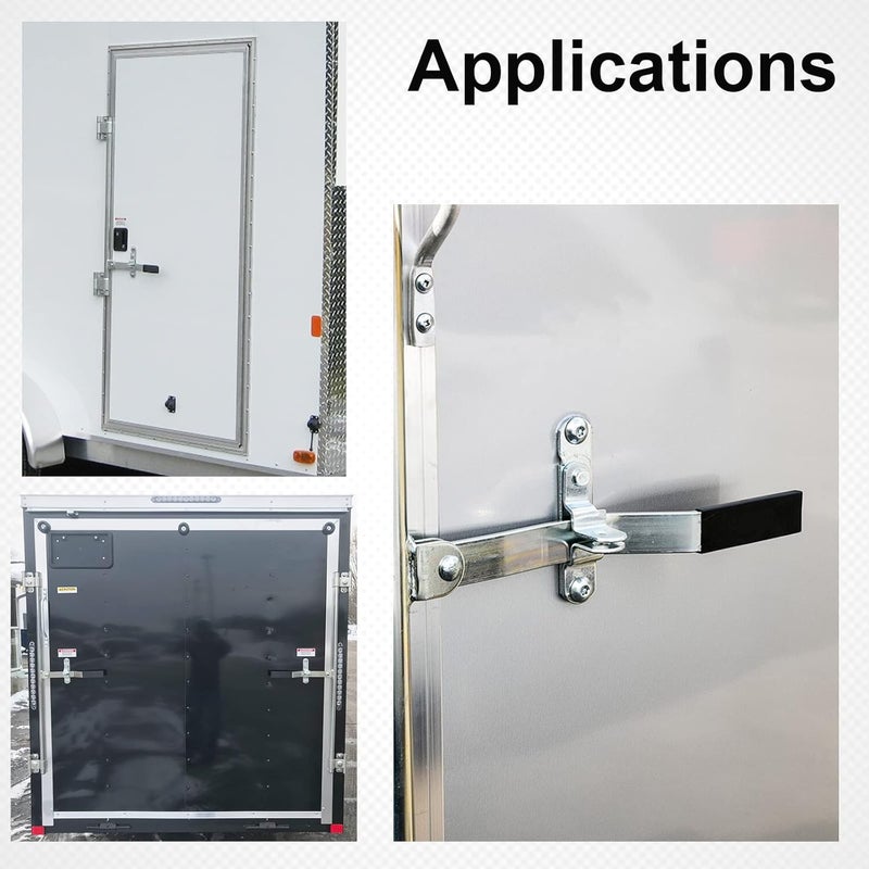 ESUDNT Trailer Door Hasp Keeper for Cargo Trailer Ramp Padlock Race Bar Lock Handle - Image 5