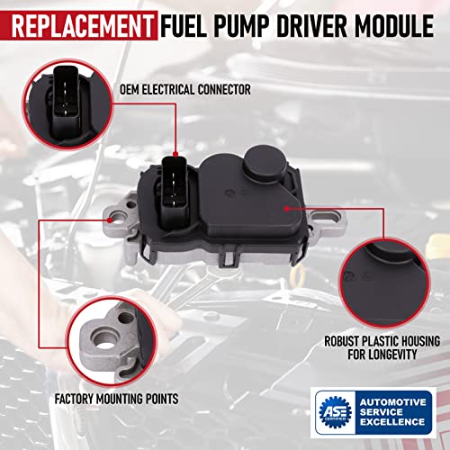 AA Ignition Fuel Pump Driver Module - FPDM - Replaces 590-001, 6H1470, 6H1471, 4C2A-9D372-BA, 5L8A9D370AA - Compatible Replacement for Ford, Lincoln, Mazda, Mercury Vehicles - 2004, 2005, 2006, 2007, 2008-2010 - Image 4