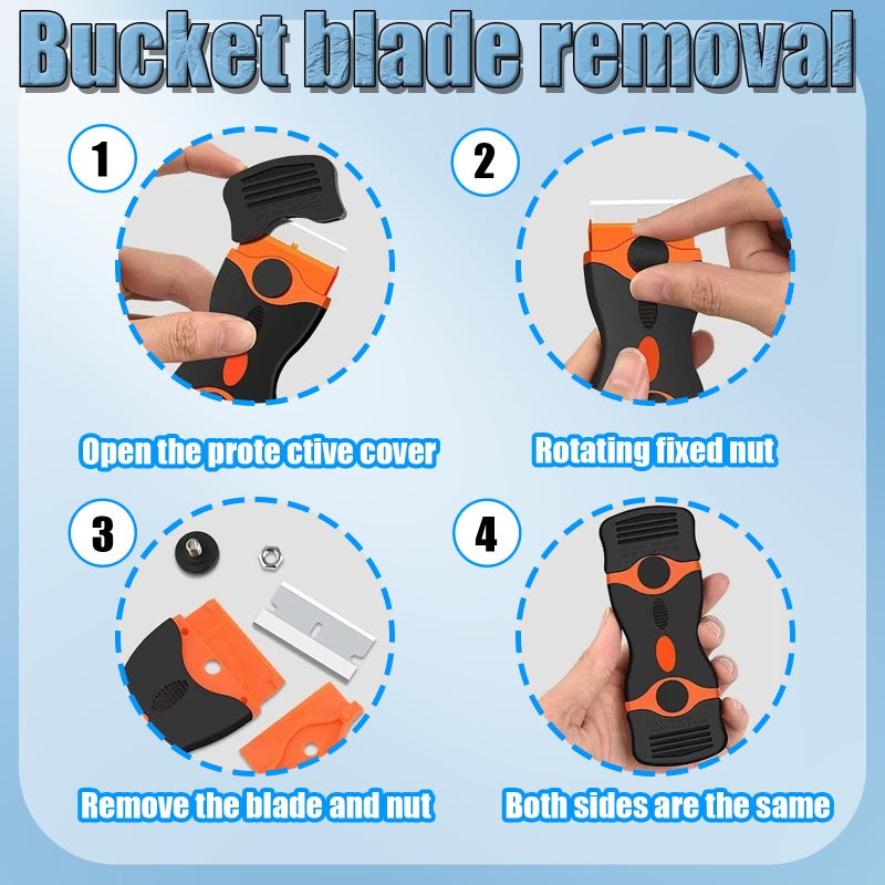 Heavy Duty Oven Cleaner Brush Set, Oven Cleaning Accessories Tools, for Deep Cleaning Stoves, Grills, Ovens & Kitchen Surfaces - Removes Tough Grease & Carbon Buildup - Image 3