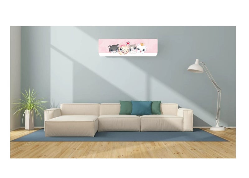 DARSHANAM WORLD Beatiful Designer Ac Cover For 1.5 Ton/Printed Air Conditioning Dust Cover Folding Design Cover For Indoor And All Type AC Split Cover(97 x 31 x 21.5cm) - Image 5