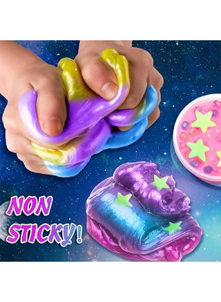 DIY Slime Kit for Kids,Fluffy Slime Making Kit Toys for Girls -Non-Sticky & Scented to Craft Butter Slime - view 2