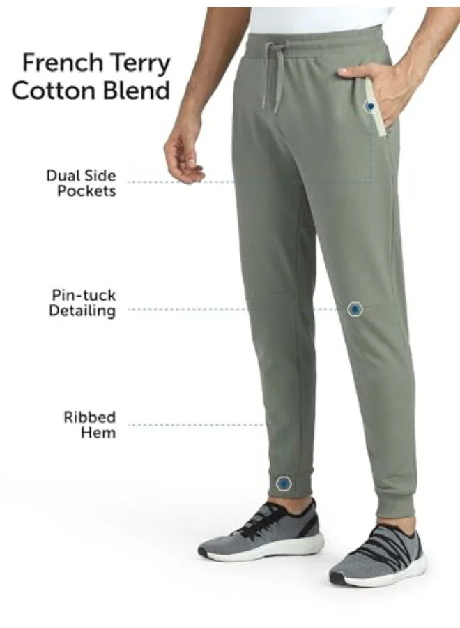 XYXX  XYXX Men's Quest French Terry Cotton Joggers  | Best Price UAE