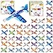 ShinyRelief 48 Packs End of Year Student Gifts Foam Glider Planes Toys for Kids Bulk Flying Airplanes Party Favors Goodie Bag Stuffers for School Classroom Prizes Kindergarten Graduation Boys Girls - Image 2