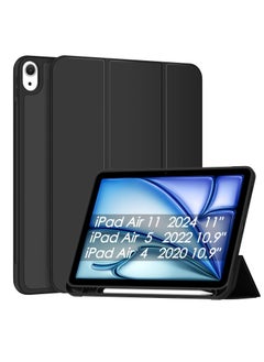 YoYoTech iPad Air 11 inch M2 2024 6th Generation (A2899/A2900/A2902) Case Flip Cover with Magnetic Closure Auto Wake/Sleep function having Pencil holder Slot  - Image 1