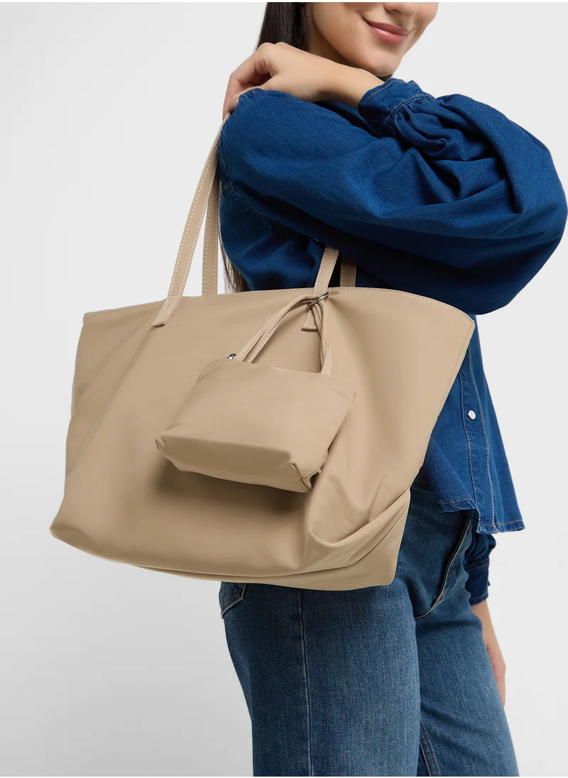 ELLA 2 In 1 Nylontote Bag With Mini Bag