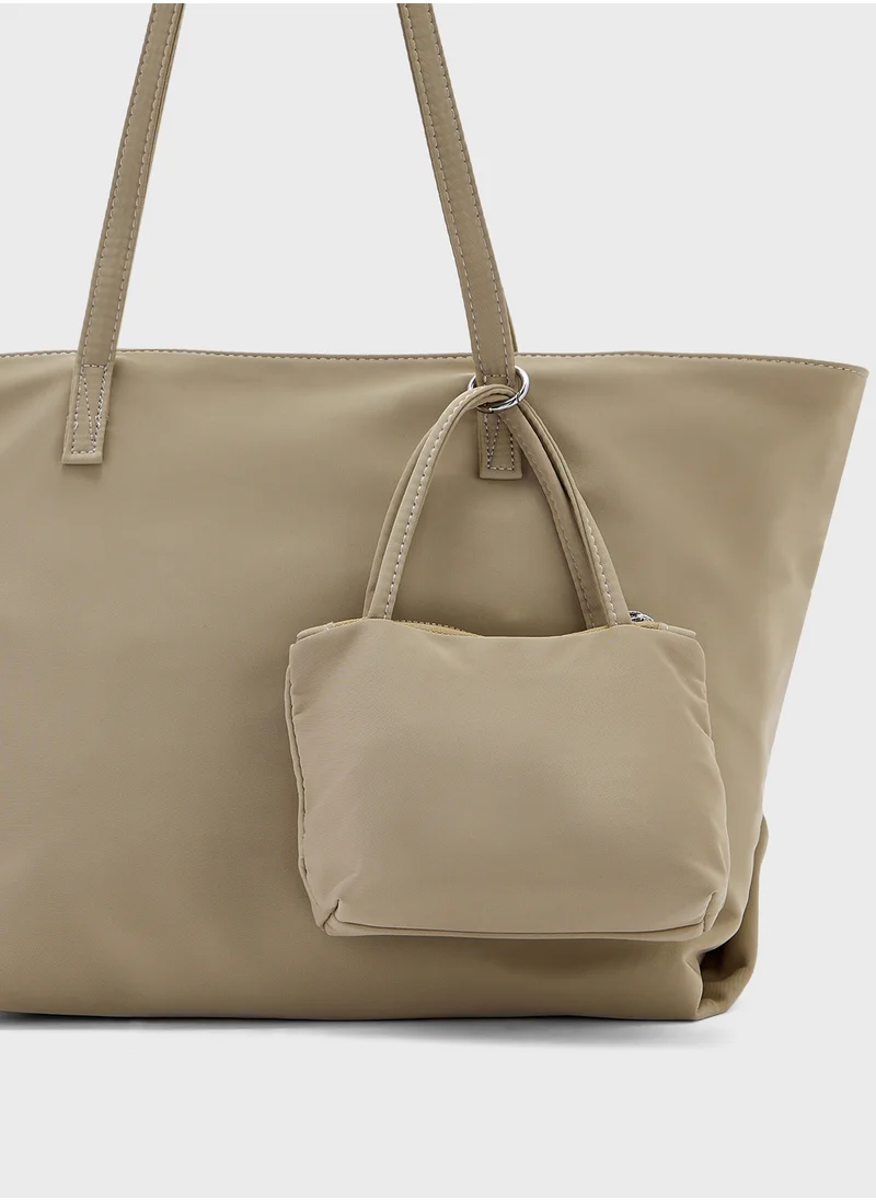 ELLA 2 In 1 Nylontote Bag With Mini Bag