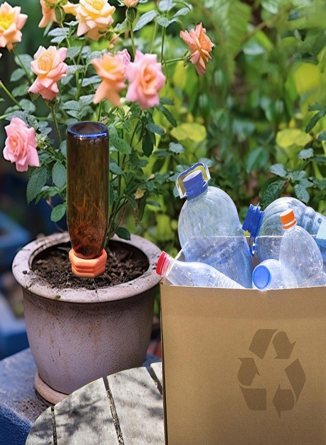 Soilagua Large Terracotta Plant Self Watering Spikes, Automatic Plant Waterer Indoor Outdoor Use, Vacation Clay Watering Devices System, Slow Release Self Watering Planter Insert, 6 Pack - Image 2