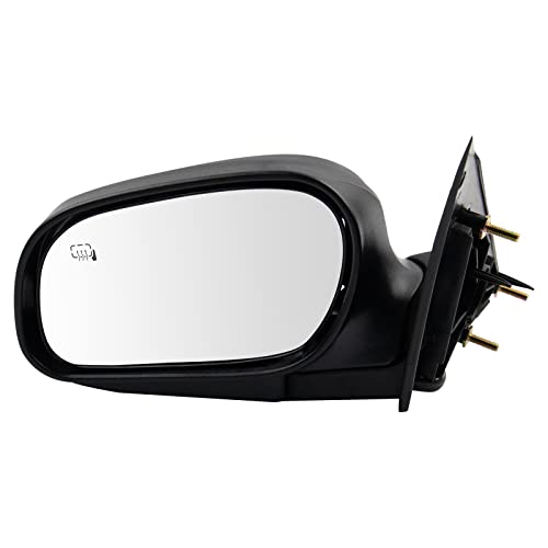 TRQ 2 Piece Driver and Passenger Side Mirror Assembly Set Electric Adjustment Heated No Memory Black Compatible with 2002-2011 Ford Crown Victoria 2002-2010 Mercury Grand Marquis 2003-2004 Marauder - Image 4