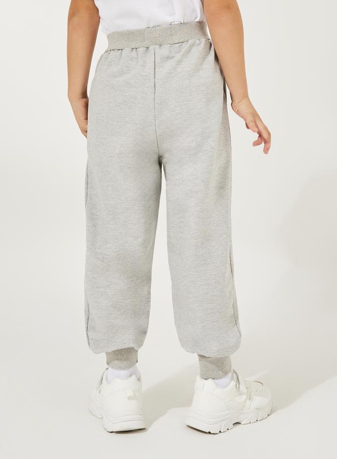 Styli Patch Slant Pocket Cotton Joggers - Image 4