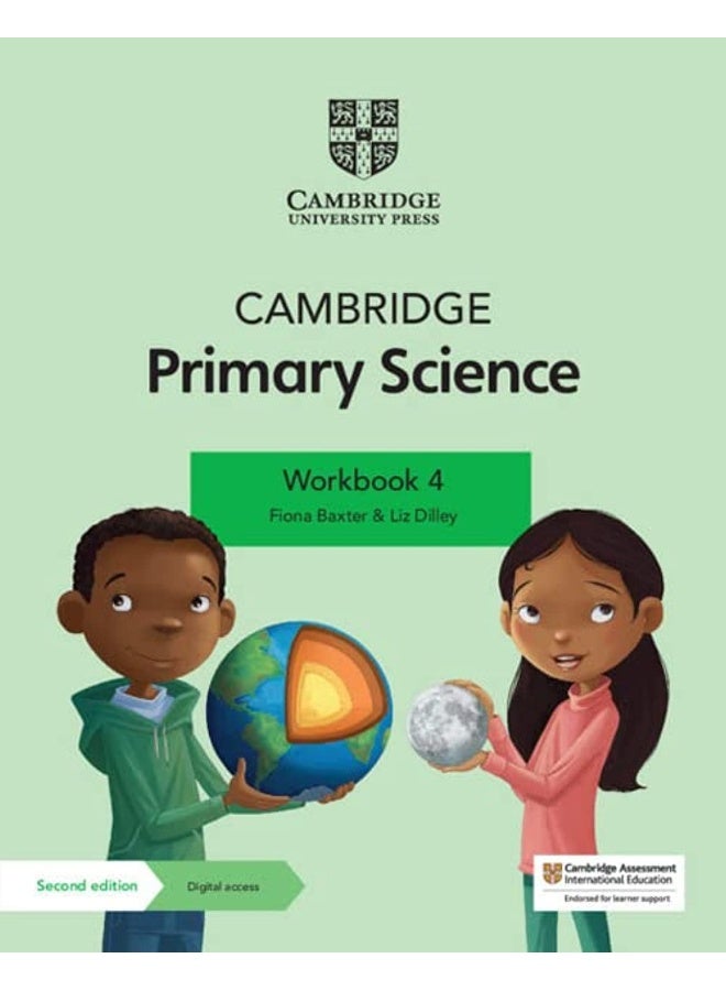 Cambridge University Press Primary Science Workbook 4 with Digital Access (1 Year) 