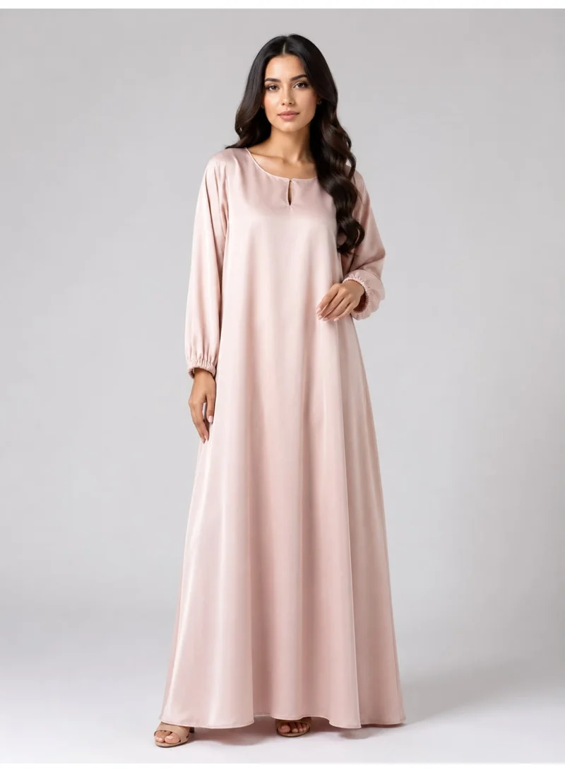 Ophelia Lumi Shine Maxi Dress – Elegant Modest Long Sleeve Dress