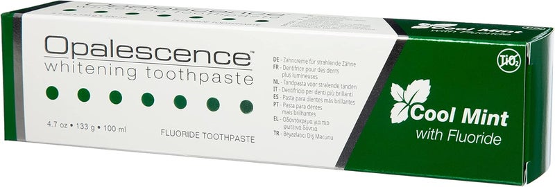 Opalescence Tooth Cleaning Agent 12 x 133g Paste Cool Mint Flavor Toothpaste for Kids Adults Whitening Unisex 12 Tubes - Image 3