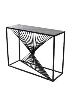 The Statement-Making Console with Clean Lines and Sculptural Design
