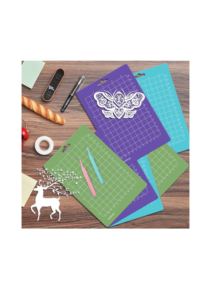 SYOSI - 6PCS Cutting Mat for CricuAt Joy, 6.5” X4.5” Standardgrip Sticky Cutting Mat Replacement Adhesive Cutting Mat Crafting Mats Cricut Design Space Mats Cricket Cutting Mats for Cricut Joy Accessories - Image 1