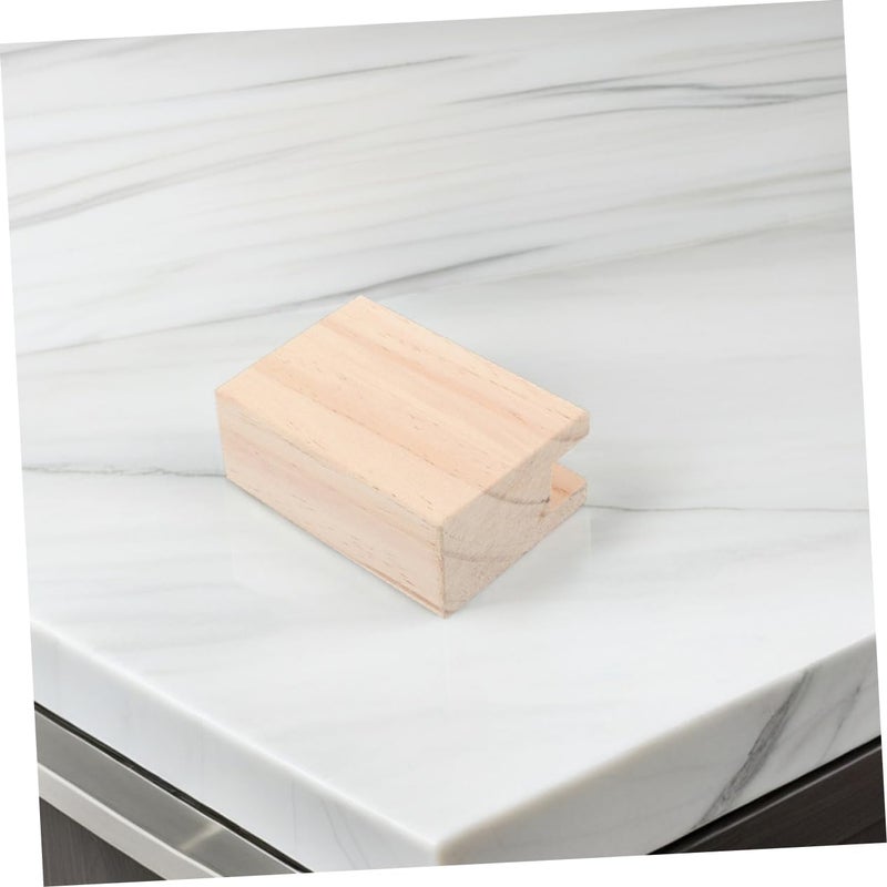 4pcs Wooden Furniture Risers for Couch Sofa Desk Table and Chair Heavy Duty Height Extenders for Enhanced Comfort and Stability Home Office Dorm Room - Image 4