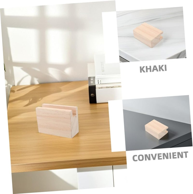 4pcs Wooden Furniture Risers for Couch Sofa Desk Table and Chair Heavy Duty Height Extenders for Enhanced Comfort and Stability Home Office Dorm Room - Image 3