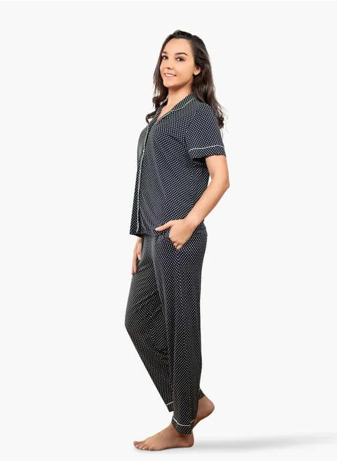 Aadaraya Ss Classic Long Pj Set For Female