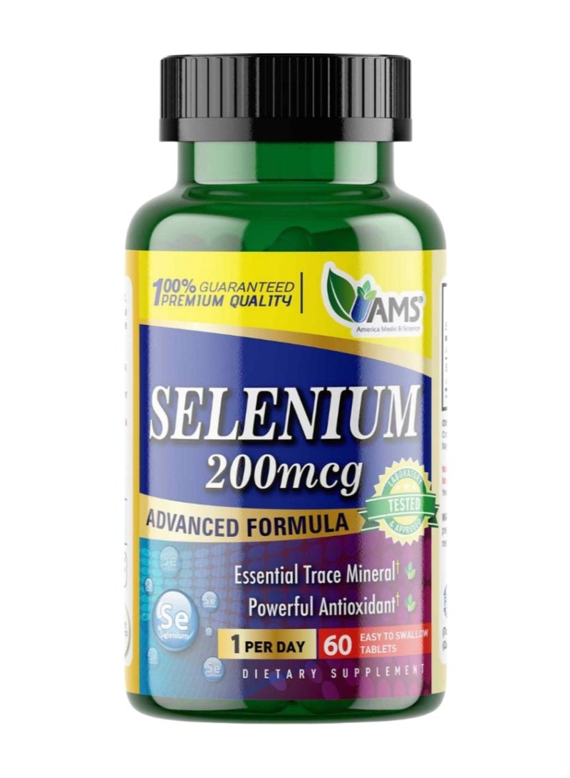 Selenium 200Mcg 60 Tablets