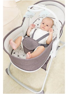 Occuwzz Baby Rocker Baby Electric Bouncer Toddler Bassinet Three Gear Adjustment Infant Rocking Bouncer Suitable for Newborns Baby  - Image 1