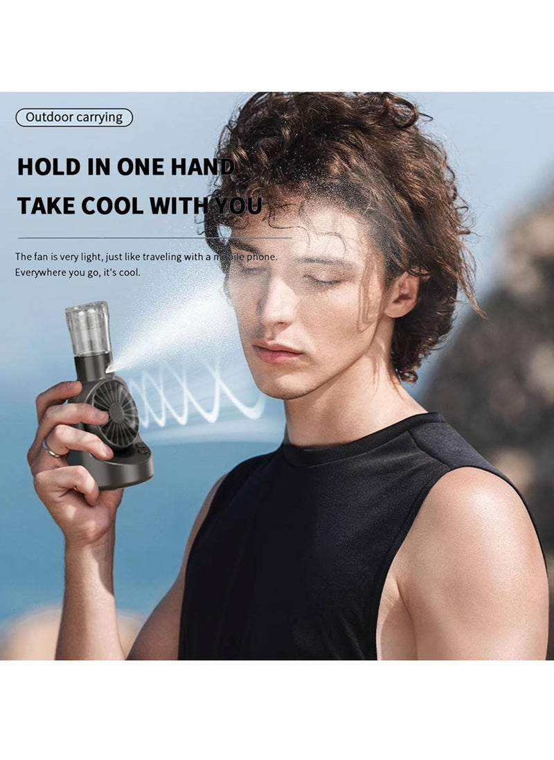 Portable Misting Mini Fan- White
