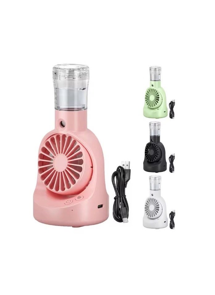 Portable Misting Mini Fan- White