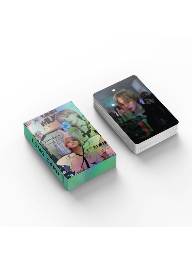 NIBEMINENT 55 Pcs Kpop BTS - JIMIN MUSE Lomo Cards Card For Fans Collection Gifts - Image 2