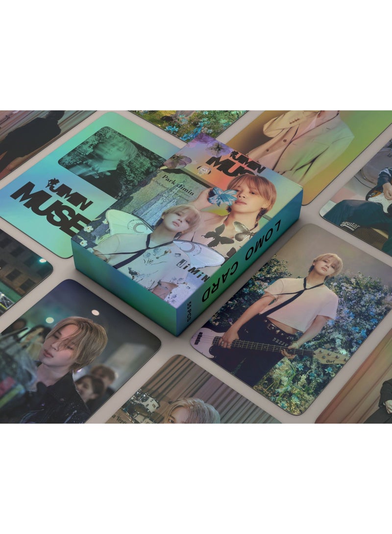 NIBEMINENT 55 Pcs Kpop BTS - JIMIN MUSE Lomo Cards Card For Fans Collection Gifts - Image 1