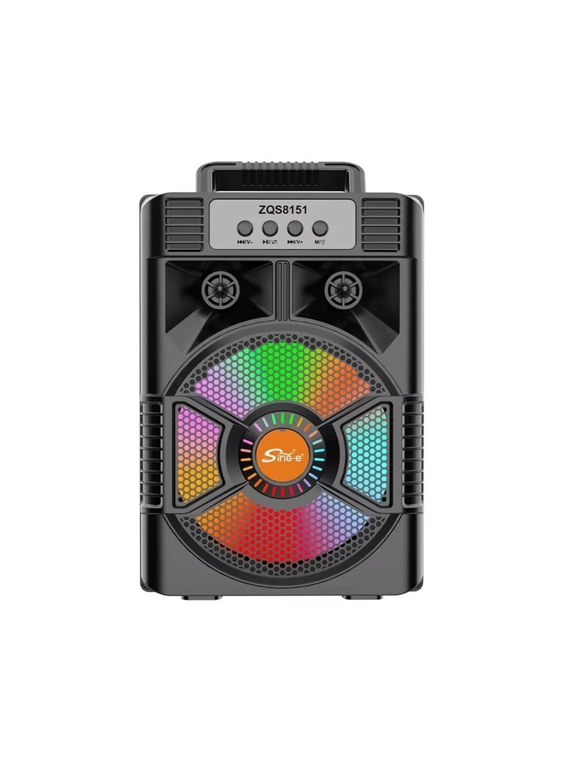 ZQS8151 High Power Bass Sound System Speaker Box Party Speaker Karaoke Outdoor Wireless Big Size Speaker - Image 2