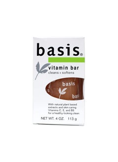 Basis Basis Vitamin Bar Soap - 4 Oz, Pack of 5 