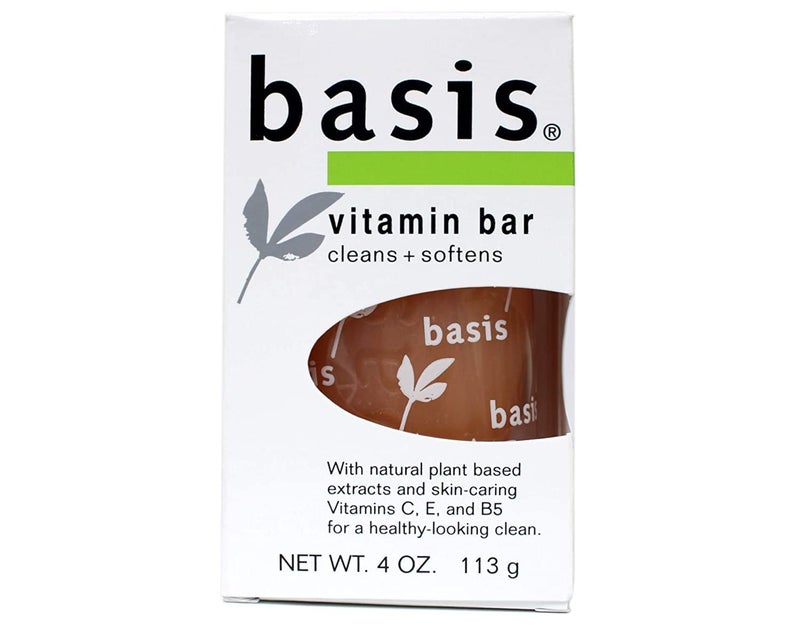 Basis Vitamin Bar Soap - 4 Oz, Pack of 5