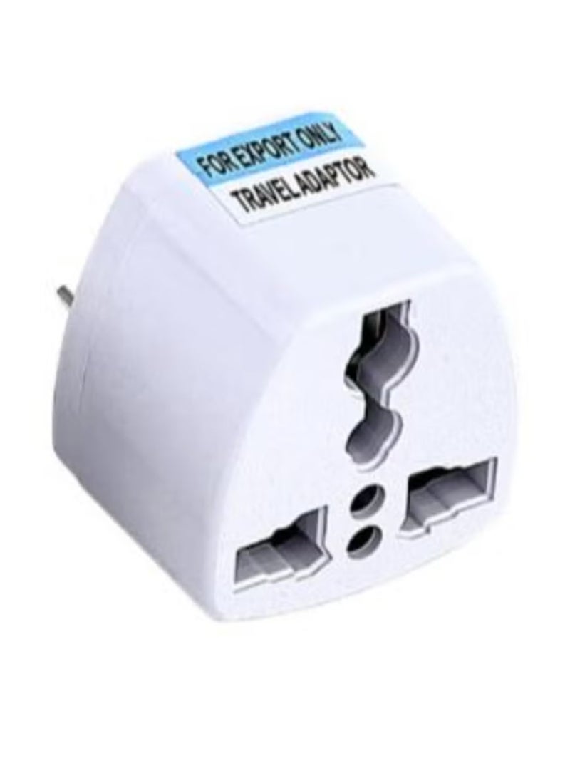 European Standard Adapter American Australian standard to German standard Conversion Plug European standard Round Flat Plug - Image 2