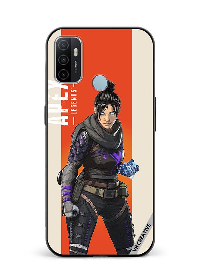 VR CREATIVE Protective Case Cover For Oppo A53 Apex Legends Waraith Design Multicolour - Image 1
