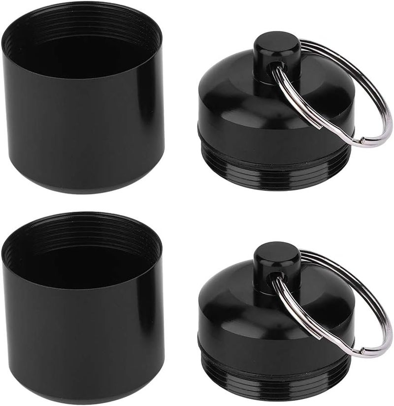 Portable Aluminum Alloy Box, Lightweight Compact Container Can with Hanging Loops and Sealing Lid for Outdoor Storing Earplugs Decorations - Image 3