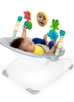 Bright Starts Bright Starts Playful Paradise Comfy Baby Bouncer Seat with Soothing Vibration and Toys, Unisex, 0-6 Months  - Image 2