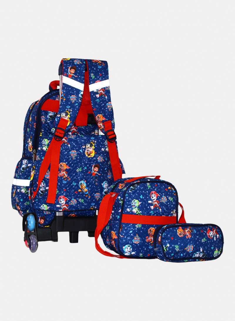 Migo Paw Patrol School Set Trolley Bag 16 Inches – Navy - Image 2